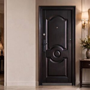 Elegant Black Security Steel Door
