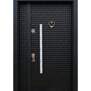 Turkish Full-Metal Pyramid Stud Security Door