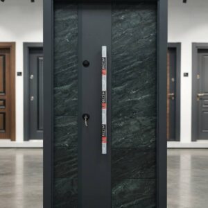 Turkish Emerald Marble Panel Security Door