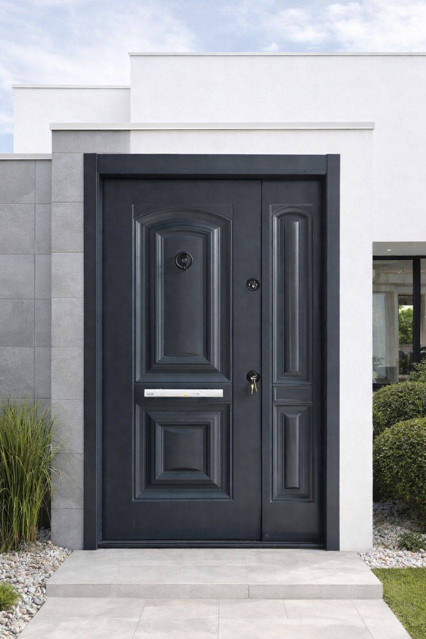 Turkish Classic Black Security Door